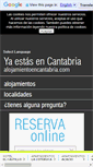 Mobile Screenshot of alojamientoencantabria.com
